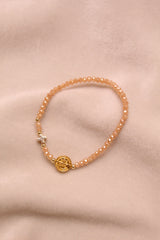 Pulsera piedritas San Benito y Cruz mini