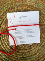 Leyenda del Hilo Rojo - Par de Pulseras