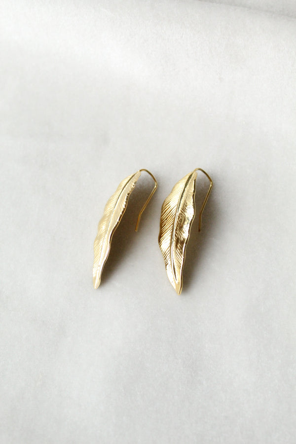 Aretes Hojas