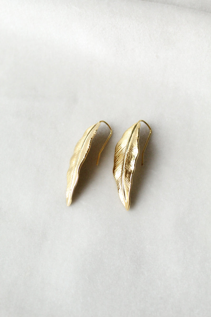 Aretes Hojas