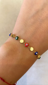 Pulsera Ojitos con Círculo