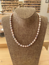 Collar de Perlas Cultivadas Rosadas