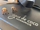 Mancuernillas Chapa de Oro - Agua de Coco Meaningful Jewelry